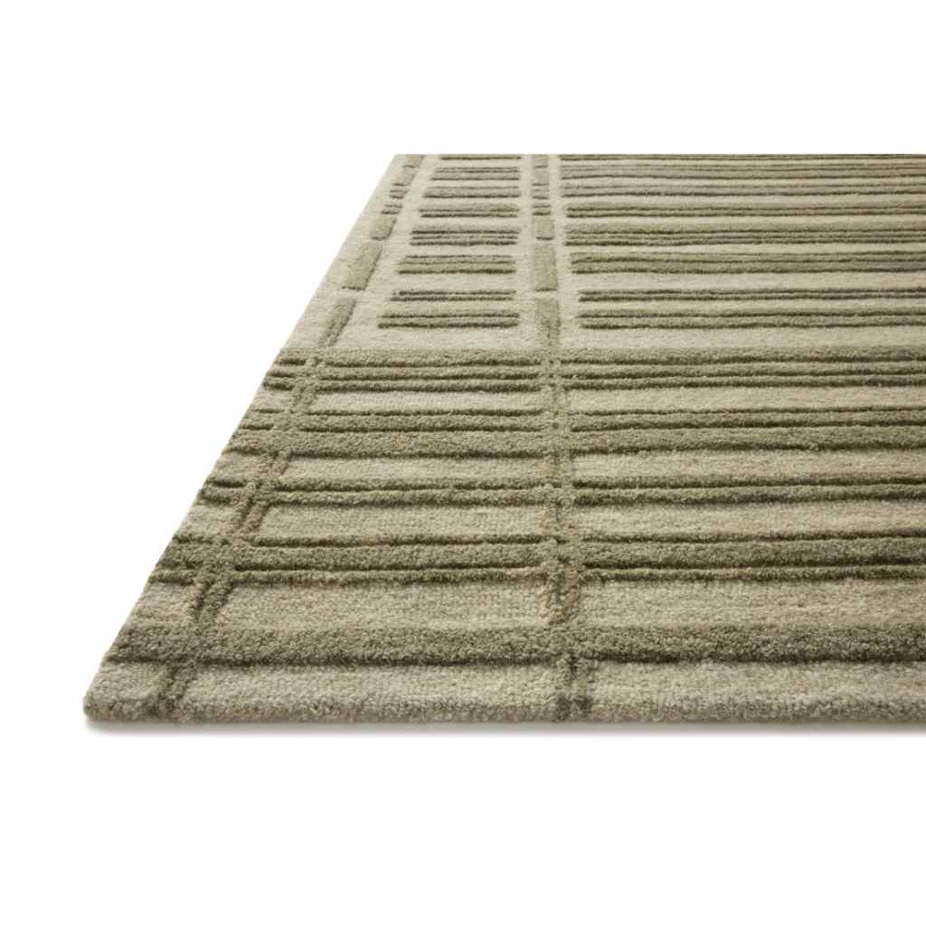 Chris Loves Julia x Loloi Bradley Collection Sage / Olive Rug BRL-07 Sage / Olive / 18" x 18" Sample