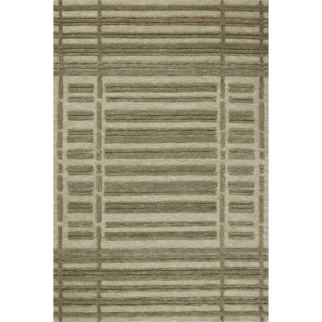 Chris Loves Julia x Loloi Bradley Collection Sage / Olive Rug BRL-07 Sage / Olive / 2'-6" x 9'-9"