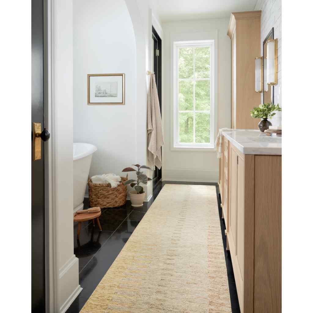 Chris Loves Julia x Loloi Chris Collection Dove / Santa Fe Rug CHR-01 Dove / Santa Fe / 18" x 18" Sample