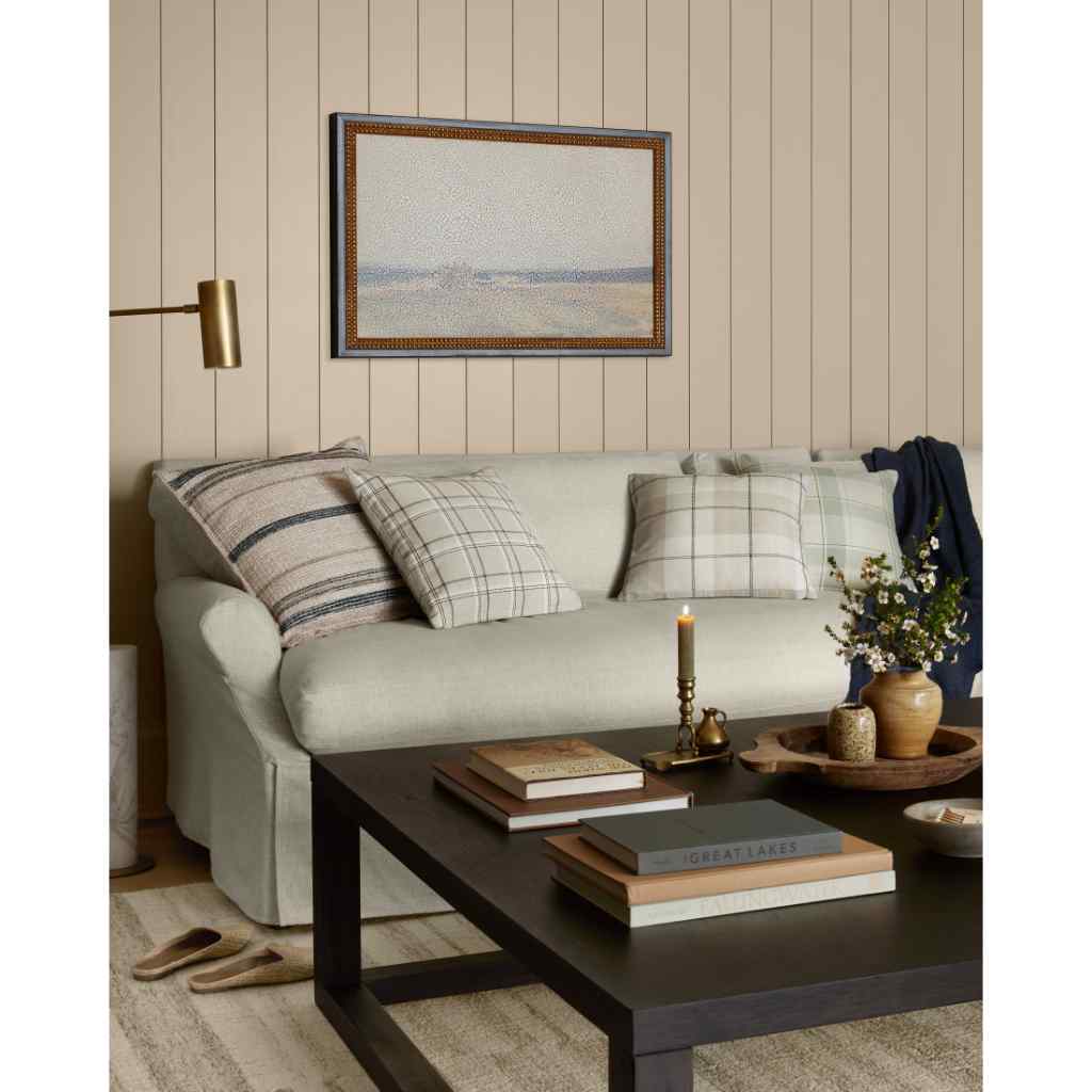 Chris Loves Julia x Loloi Teddy Collection Beige / Multi Pillow PCJ0009 Beige / Multi / 18" x 18" Cover Only