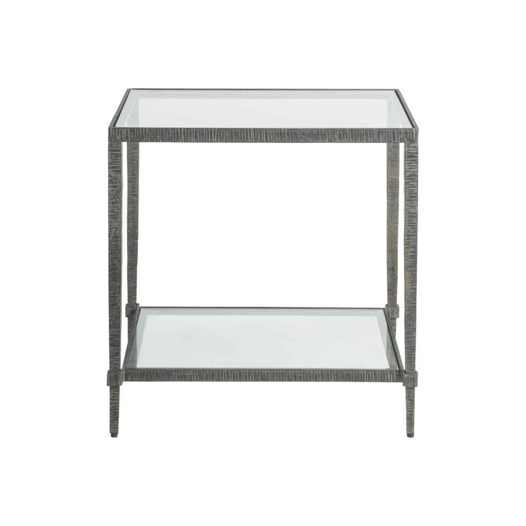 Claret Rectangular End Table - Metal Designs St Laurent