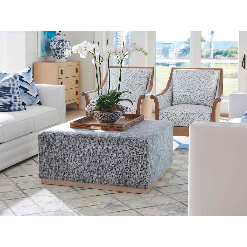 Clayton Cocktail Ottoman Brown