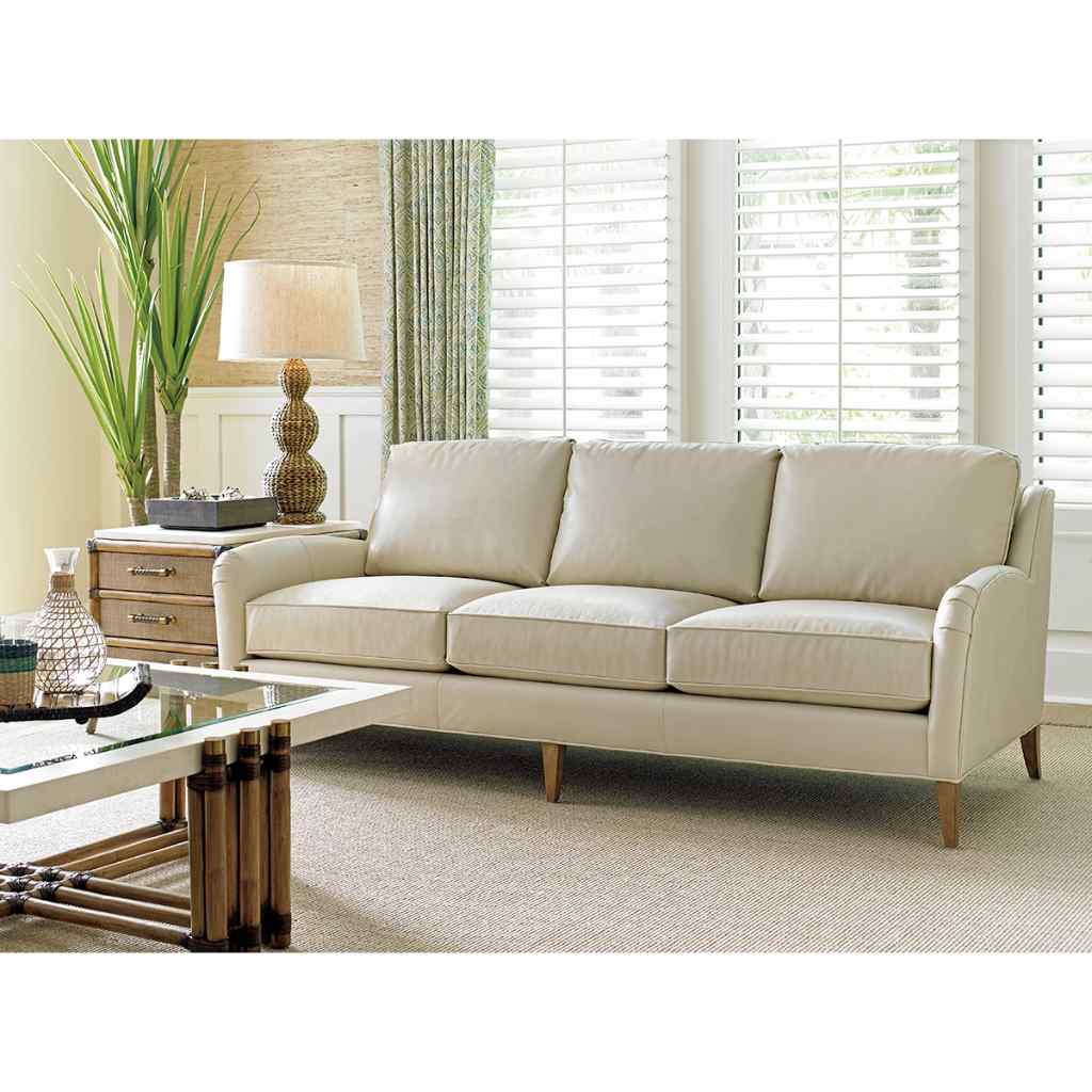 Coconut Grove Leather Sofa Brown