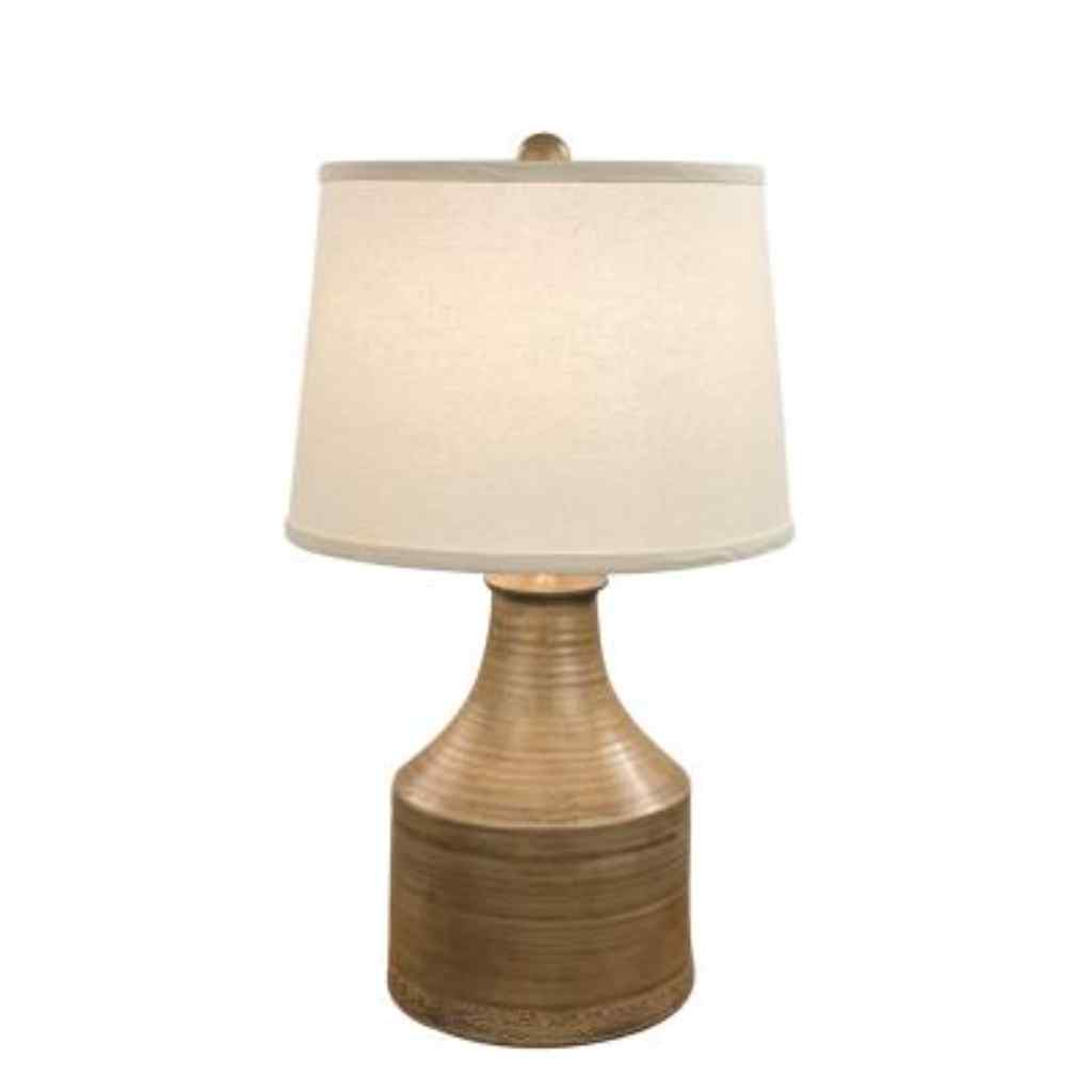 Cottage Glaze Wide Clay Jug Table Lamp Cottage Glaze