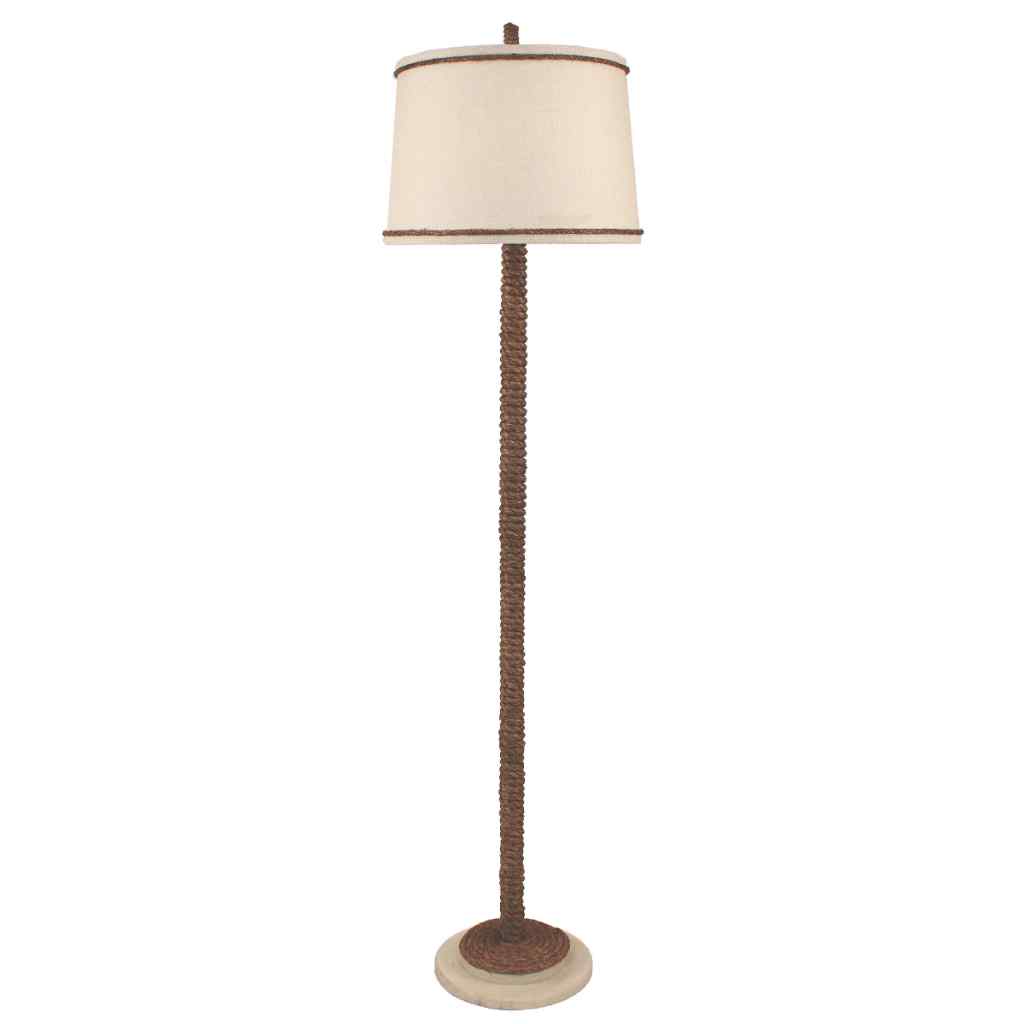Cottage Manila Rope Floor Lamp Cottage