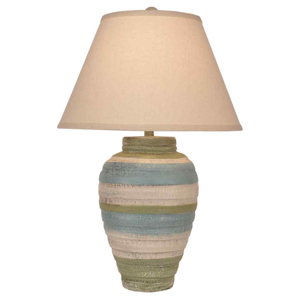 Cottage-Summer Small Pottery Table Lamp Cottage/Summer