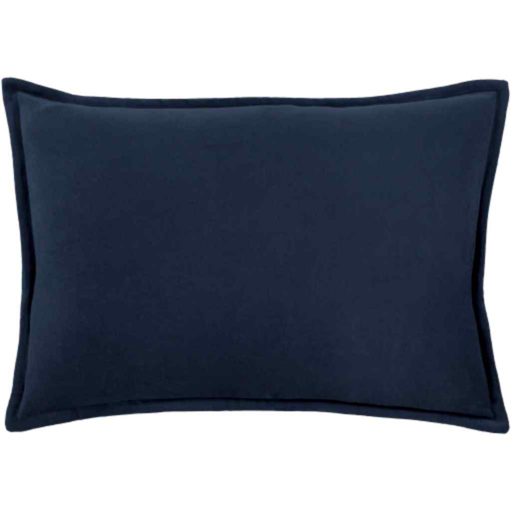 Cotton Velvet Cv-009 Pillow Kit 13"H x 19"W Down Insert / Navy