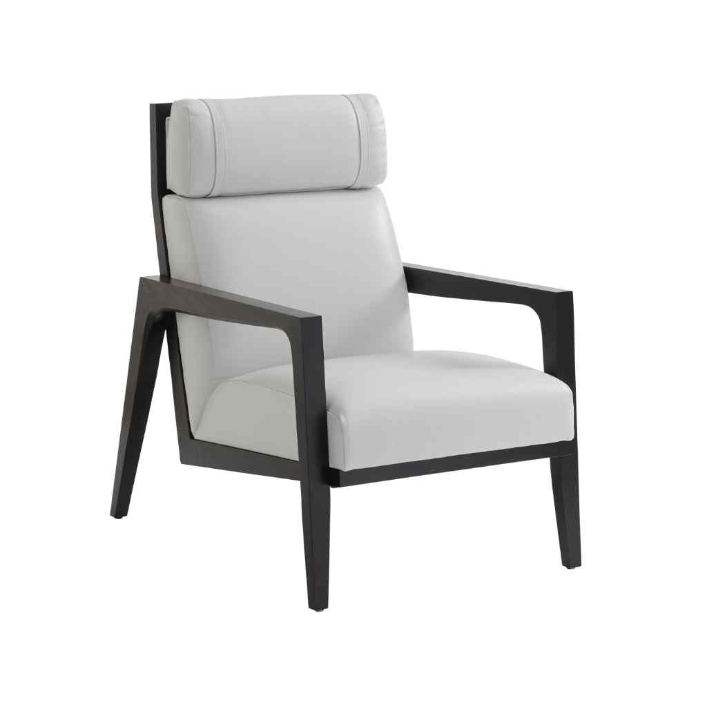 Covina Leather Chair Brown