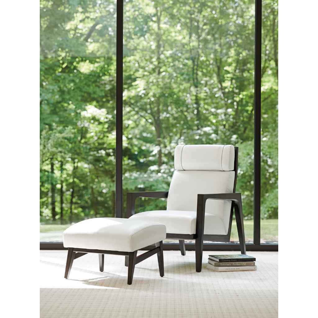 Covina Leather Chair Brown