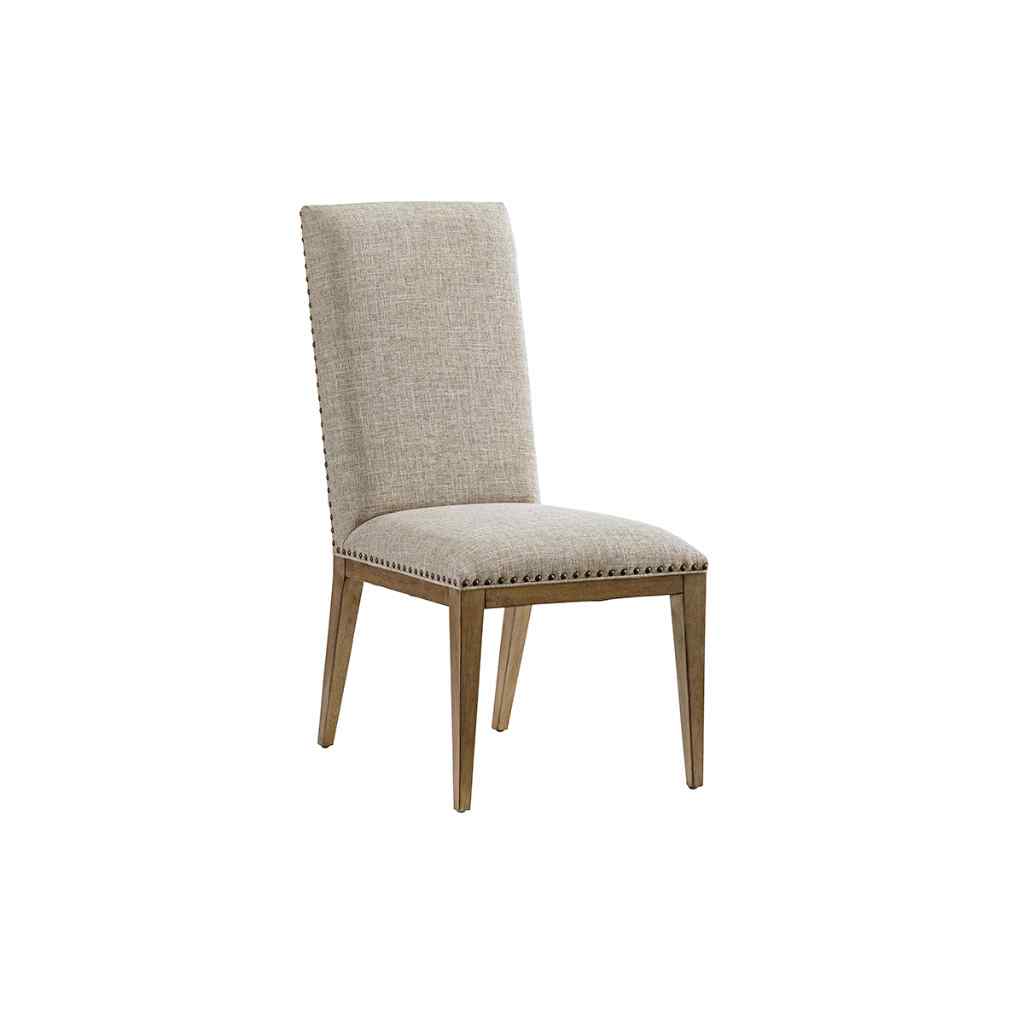Devereaux Upholstered Side Chair Hatteras Gray