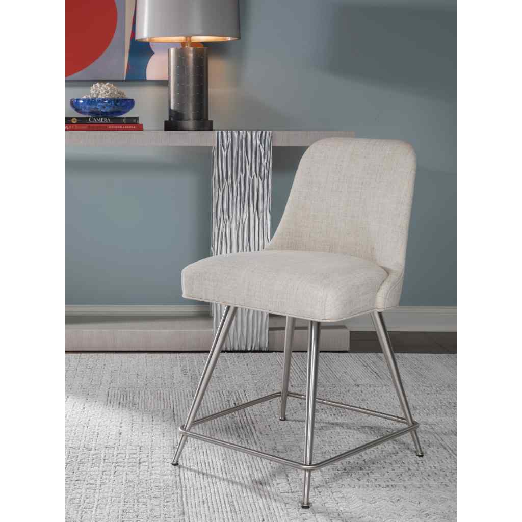 Dinah Swivel Counter Stool Misty Gray