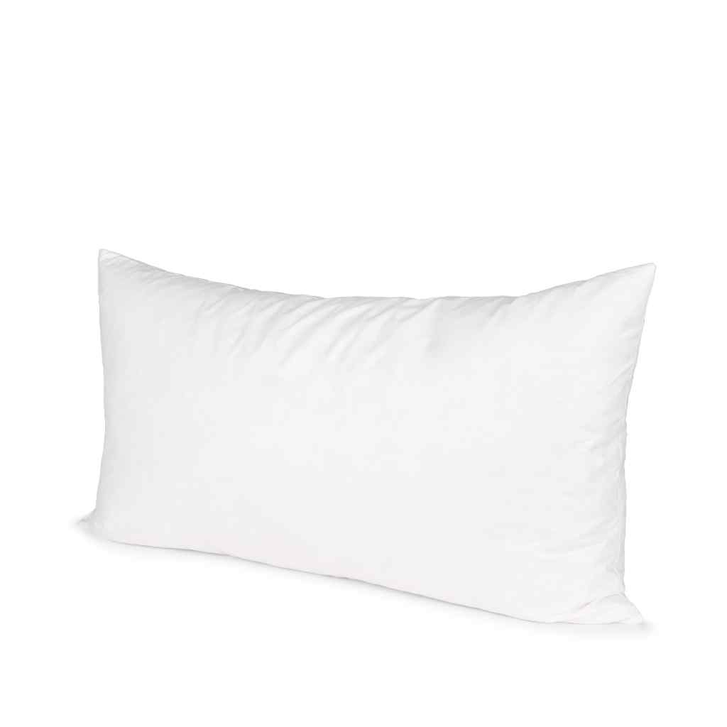 Down Fill Pillow Insert 16 X 28 White