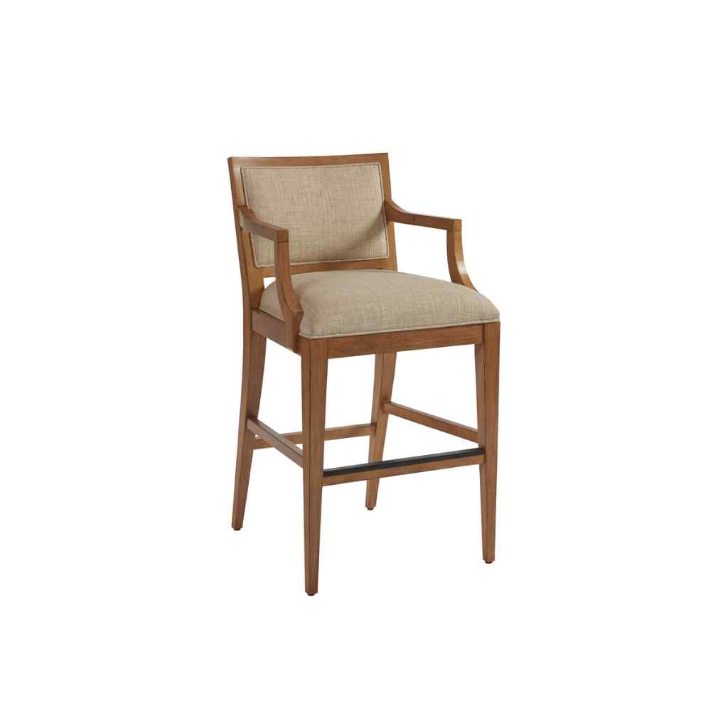 Eastbluff Upholstered Bar Stool - Newport Sandstone