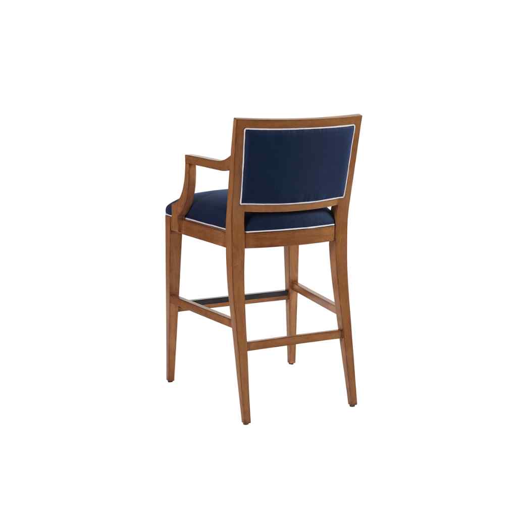 Eastbluff Upholstered Bar Stool - Newport Blue