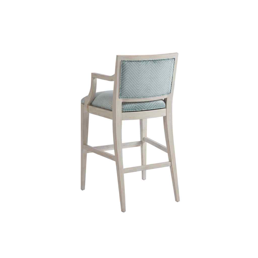 Eastbluff Upholstered Bar Stool - Newport Seaglass