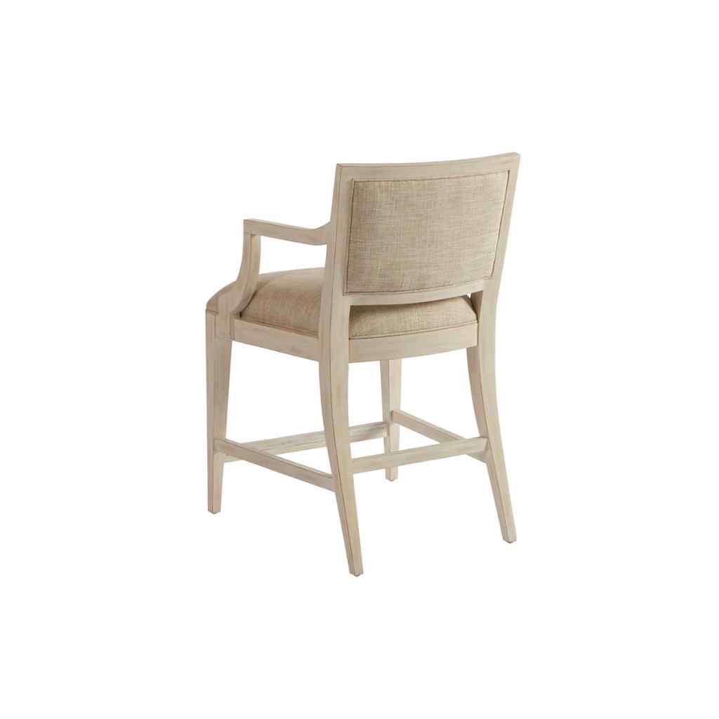 Eastbluff Upholstered Counter Stool - Newport Sailcloth