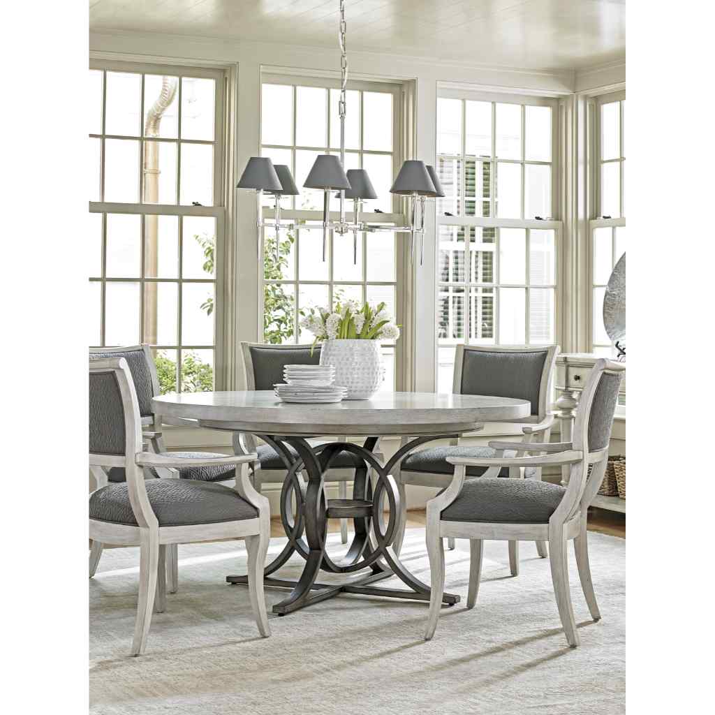 Eastport Arm Chair - Oyster Bay Oyster/Gray