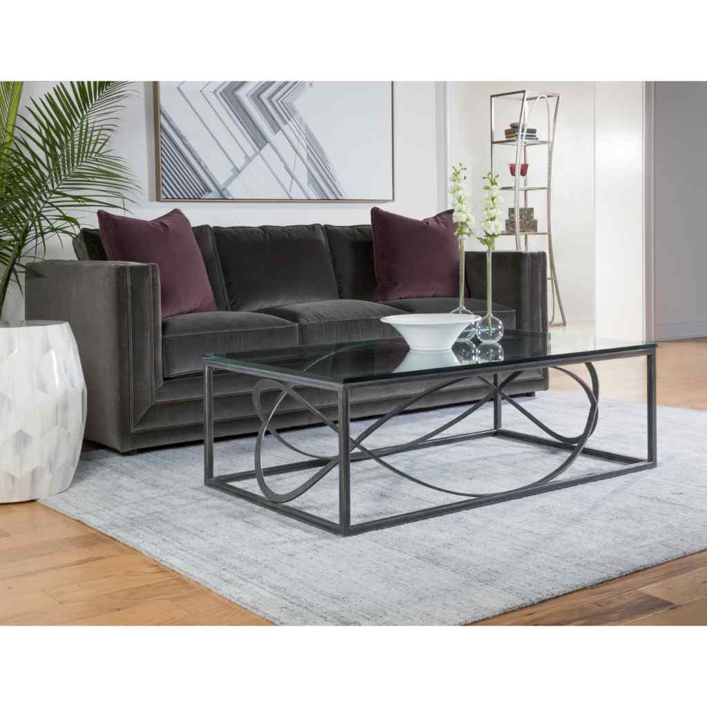 Ellipse Rectangular Cocktail Table - Metal Designs St Laurent