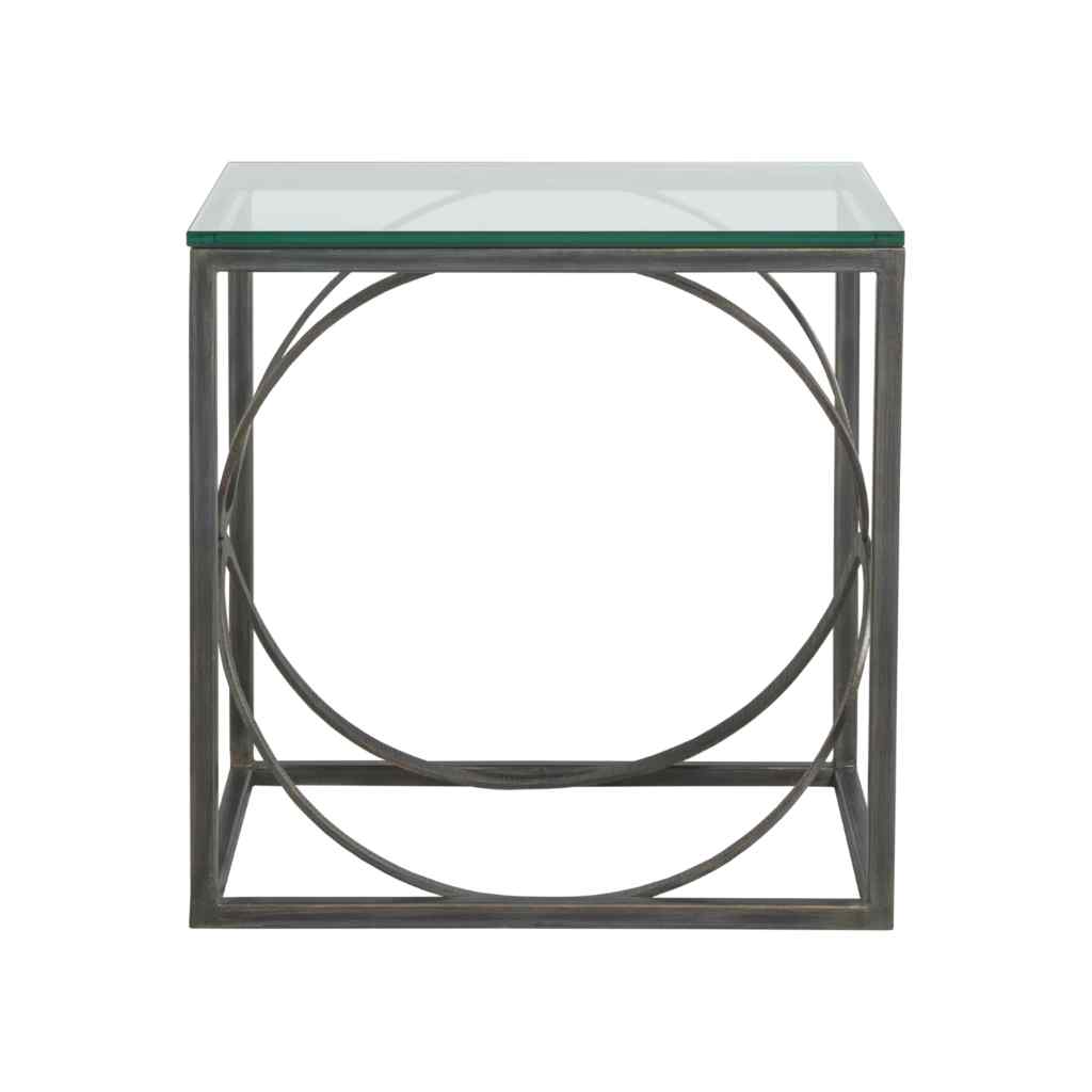 Ellipse Rectangular End Table - Metal Designs St Laurent