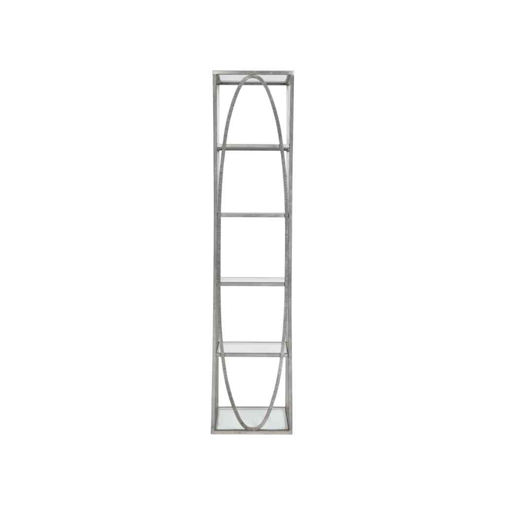 Ellipse Slim Etagere - Metal Designs Silver