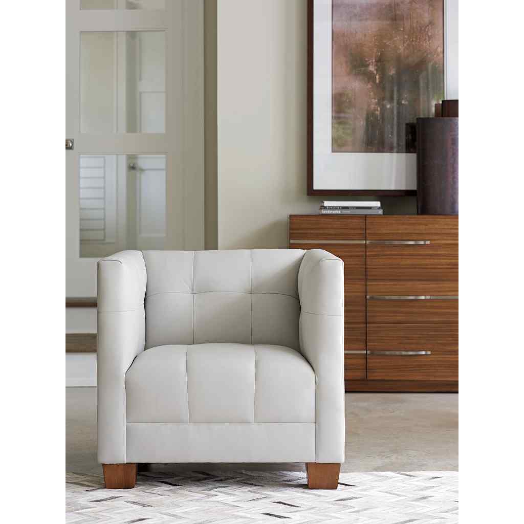 Emilia Leather Chair Brown