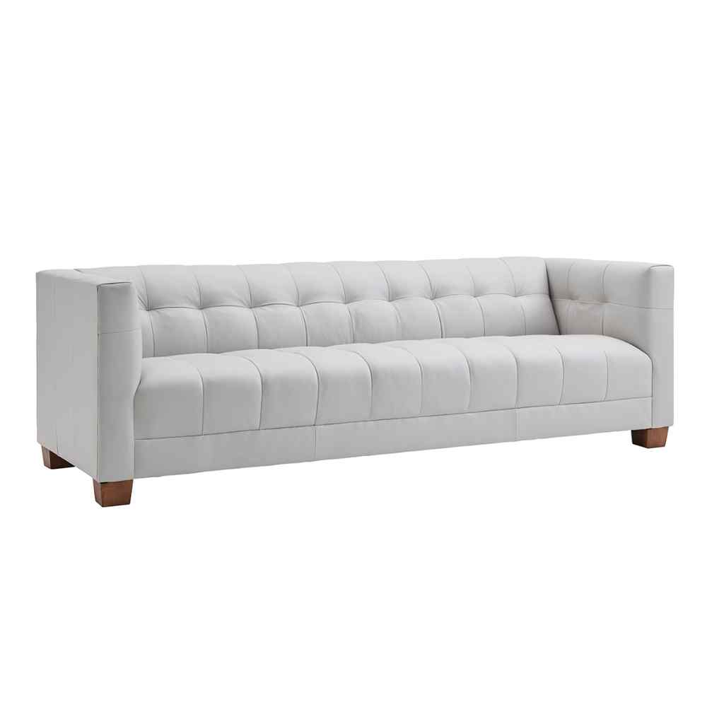 Emilia Leather Sofa Brown