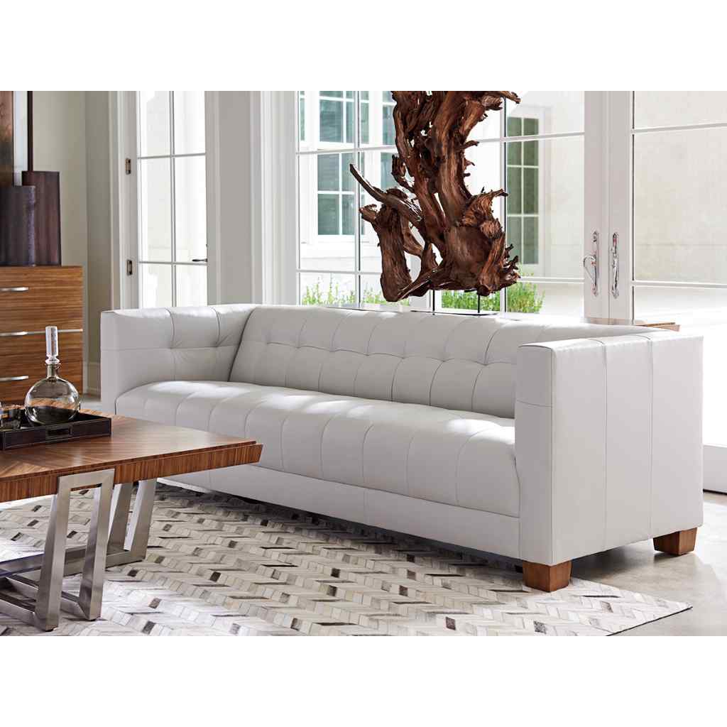 Emilia Leather Sofa Brown