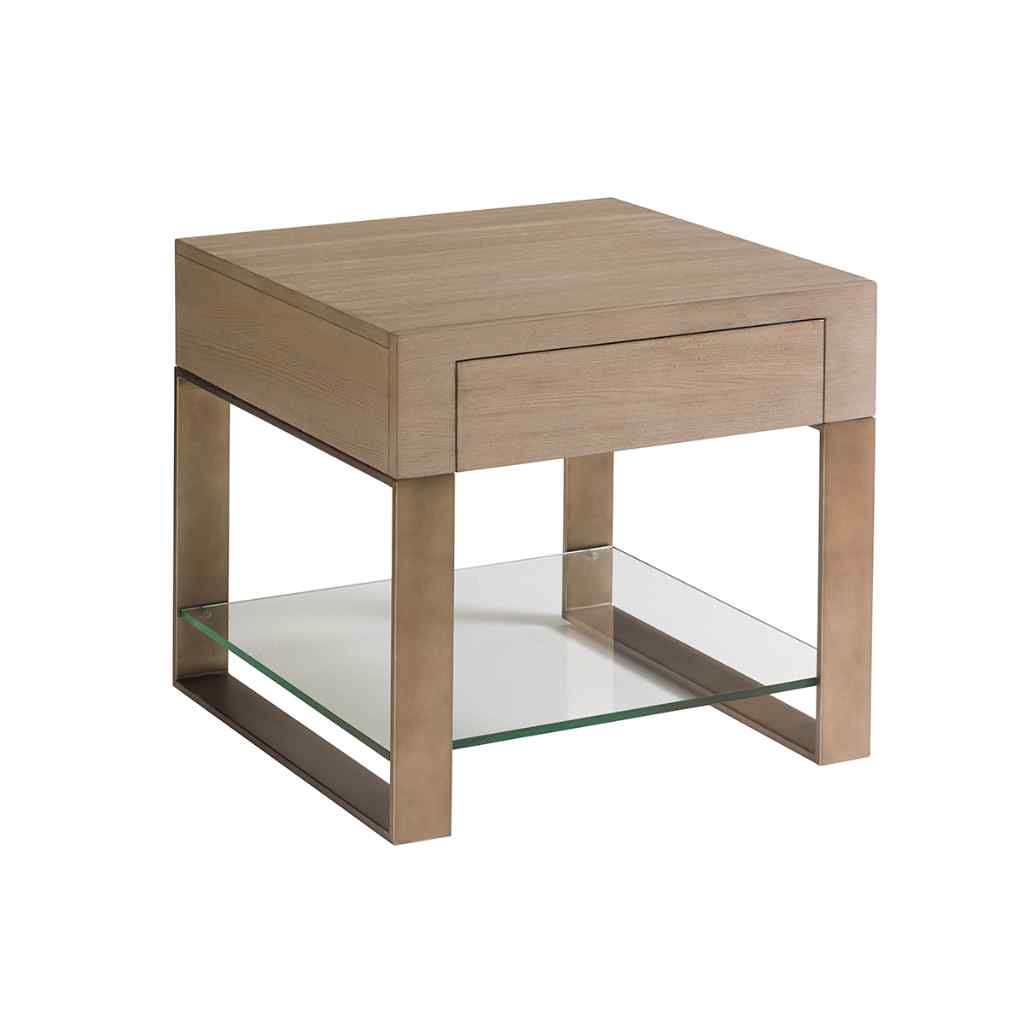 Empire Square End Table Brown