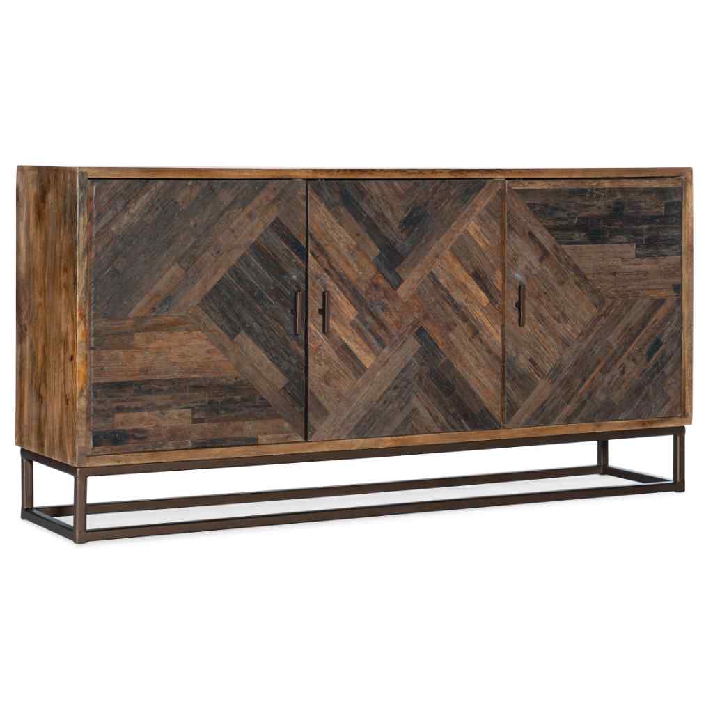 Entertainment Console Brown