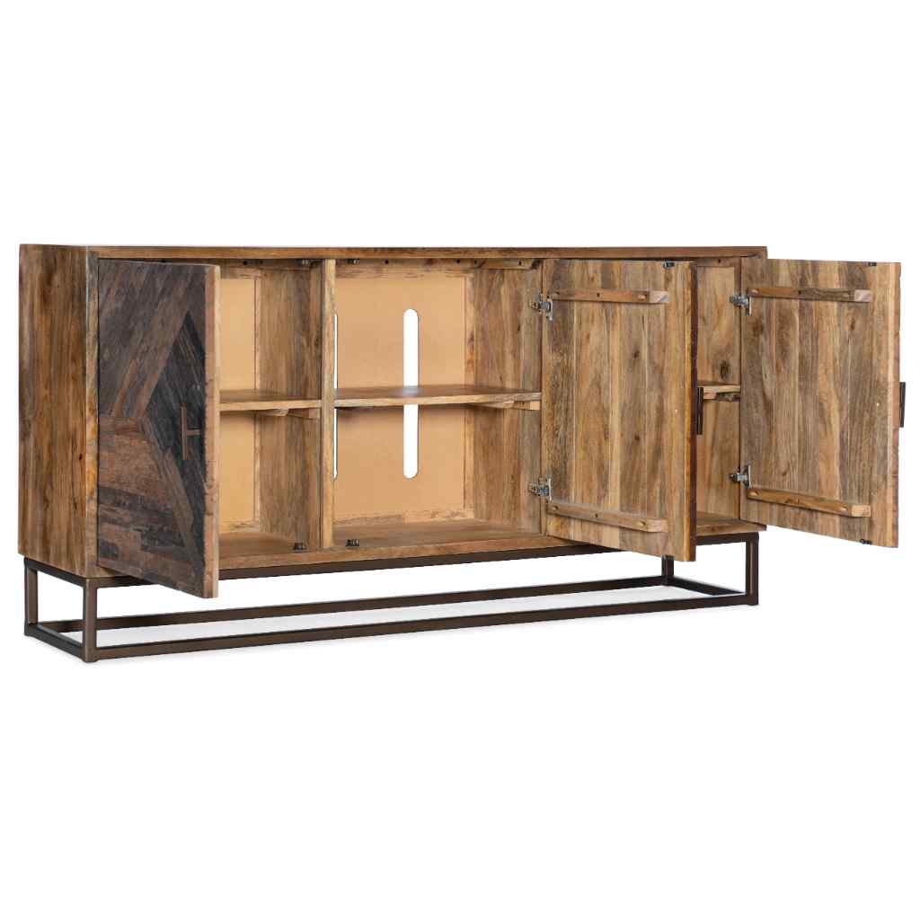 Entertainment Console Brown