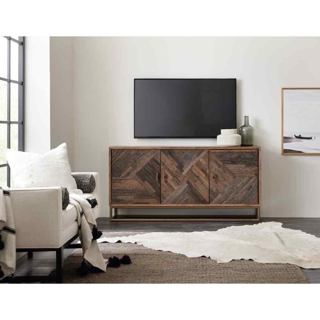 Entertainment Console Brown