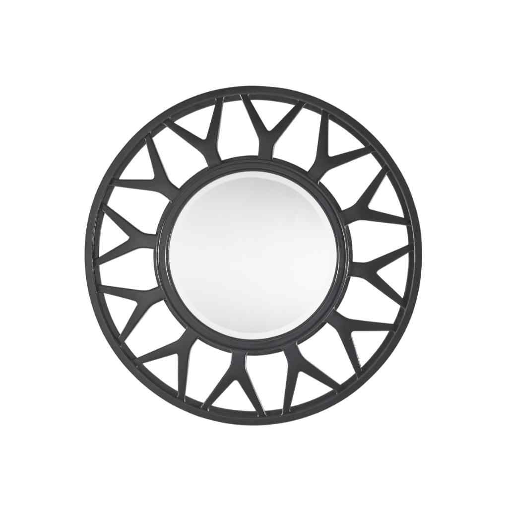 Esprit Round Mirror Brown