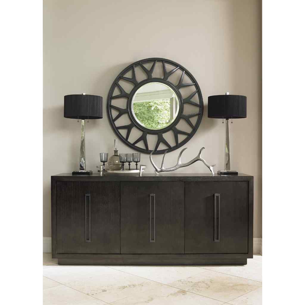 Esprit Round Mirror Brown