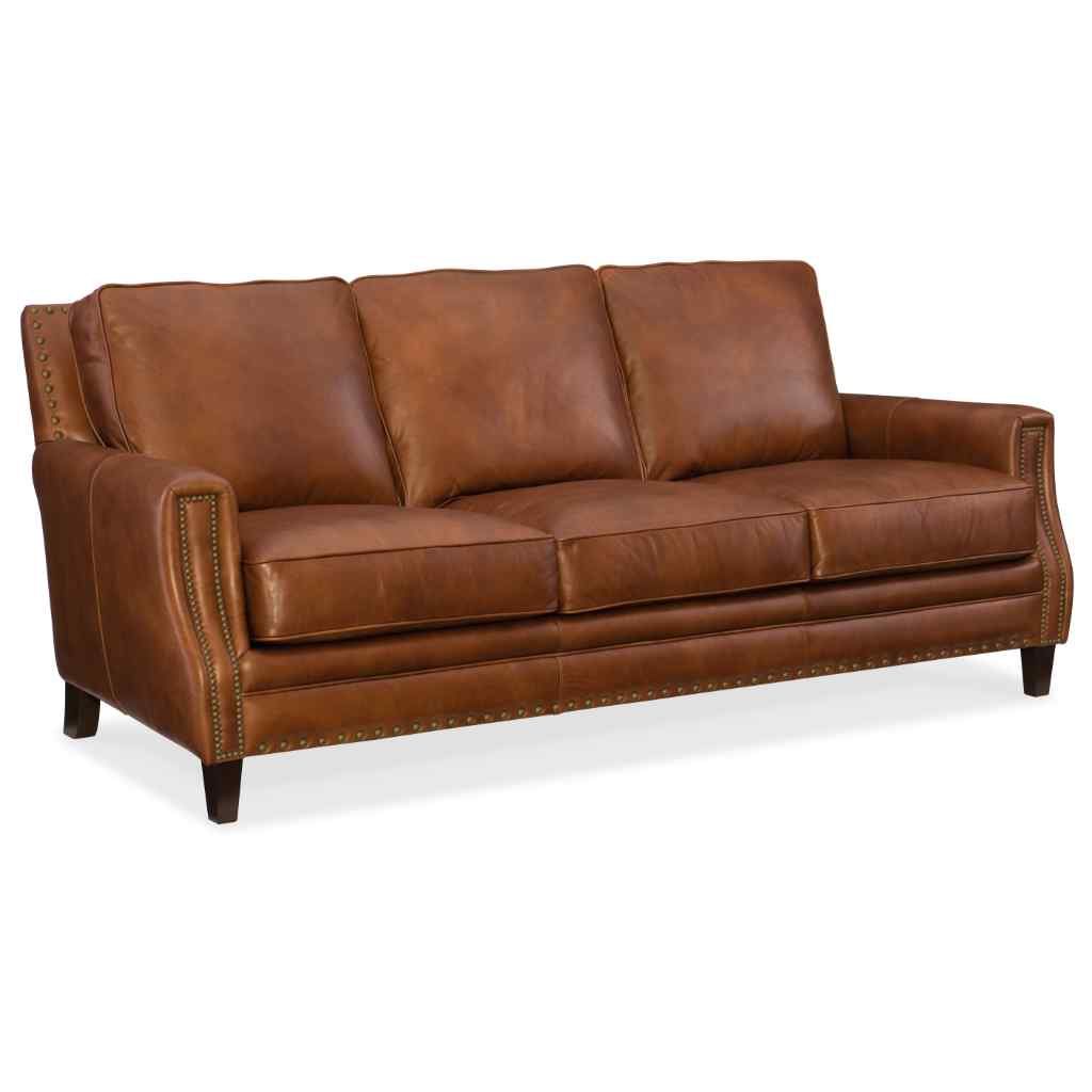 Exton Stationary Sofa Medium Brown