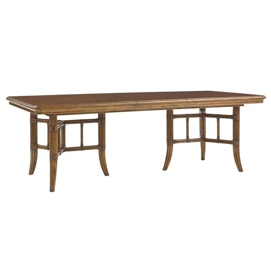 Fisher Island Rectangular Dining Table Brown