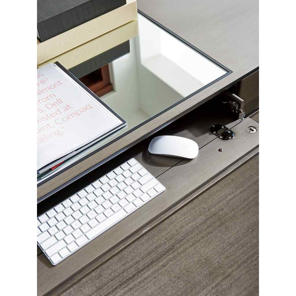 Foreau Writing Desk Silver Leaf