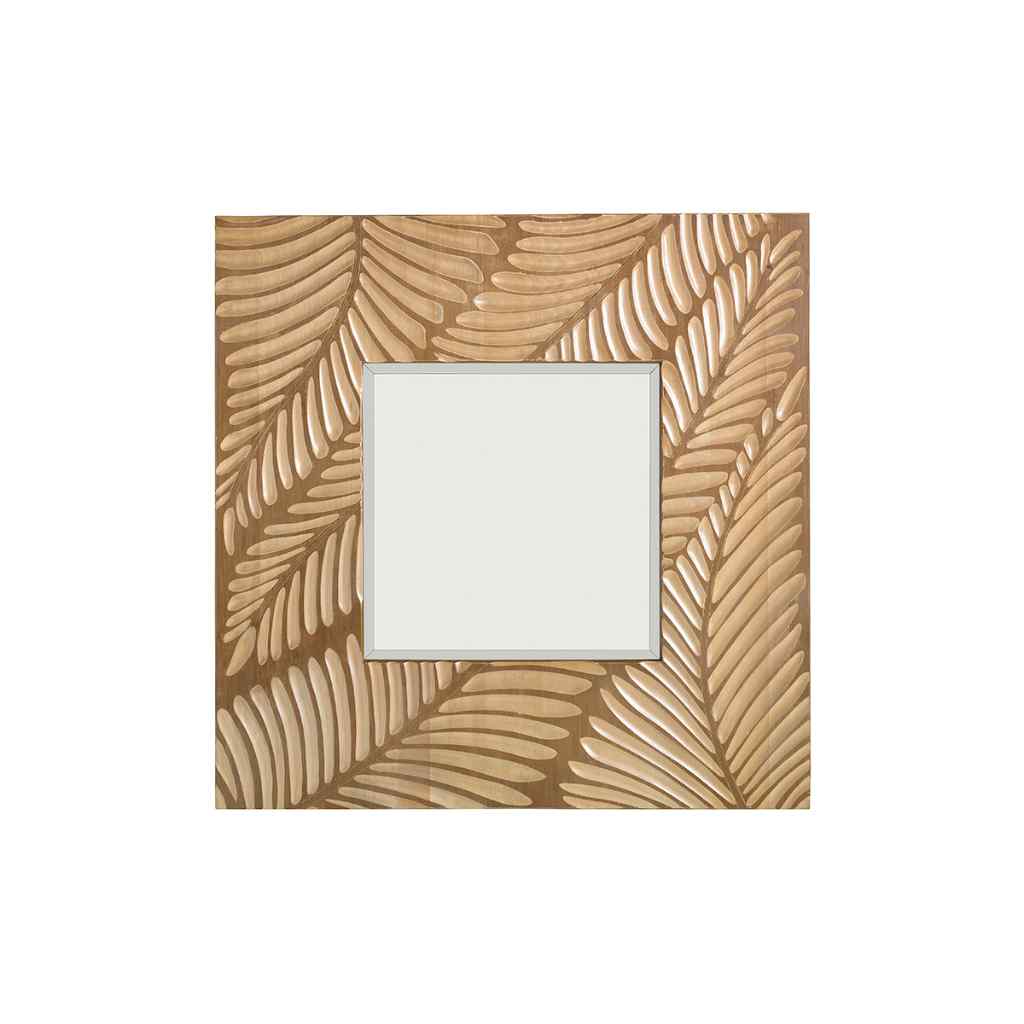 Freeport Square Mirror Brown
