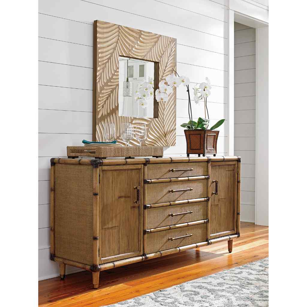 Freeport Square Mirror Brown