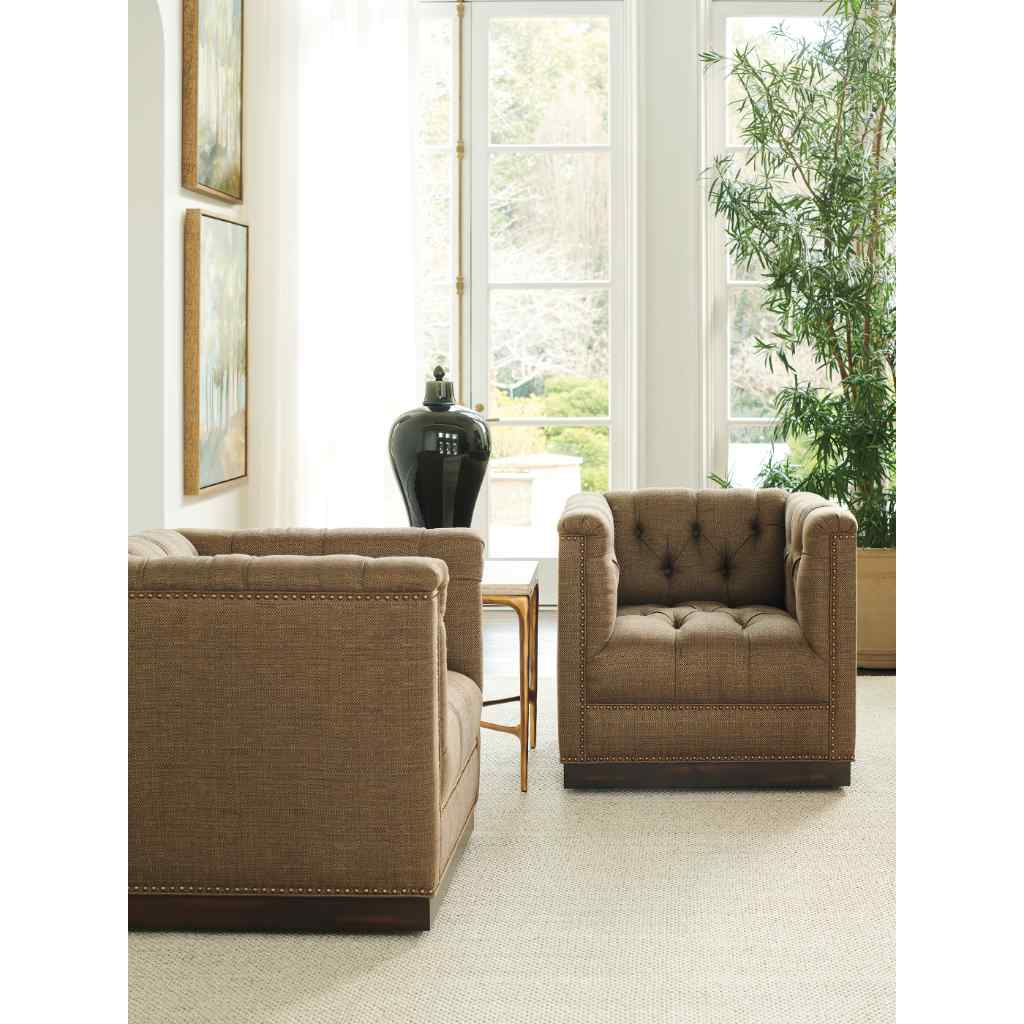 Fremont Swivel Chair Brown