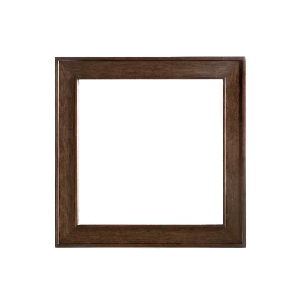 Gallerie Square Mirror Brown