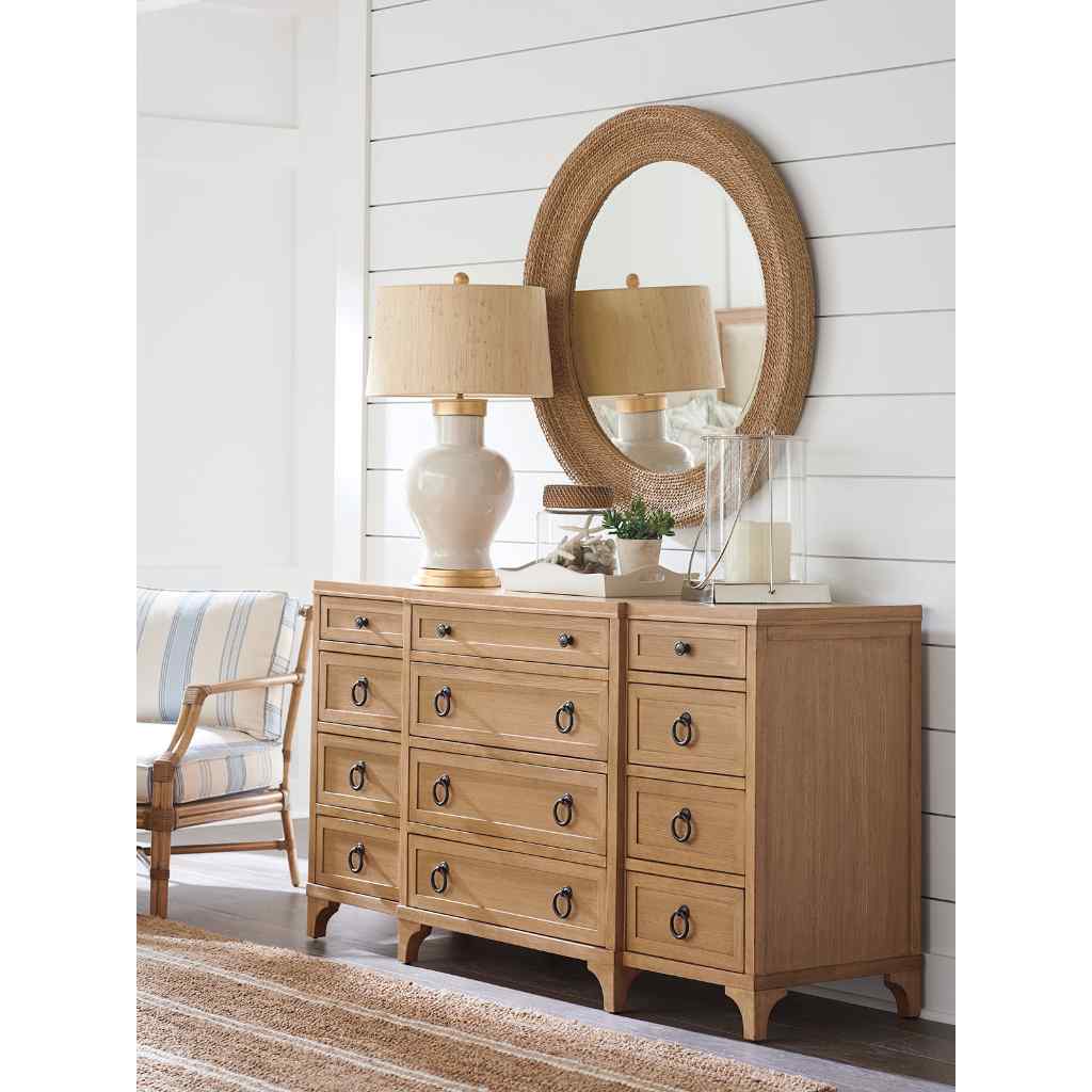 Garnet Breakfront Dresser - Newport Brown