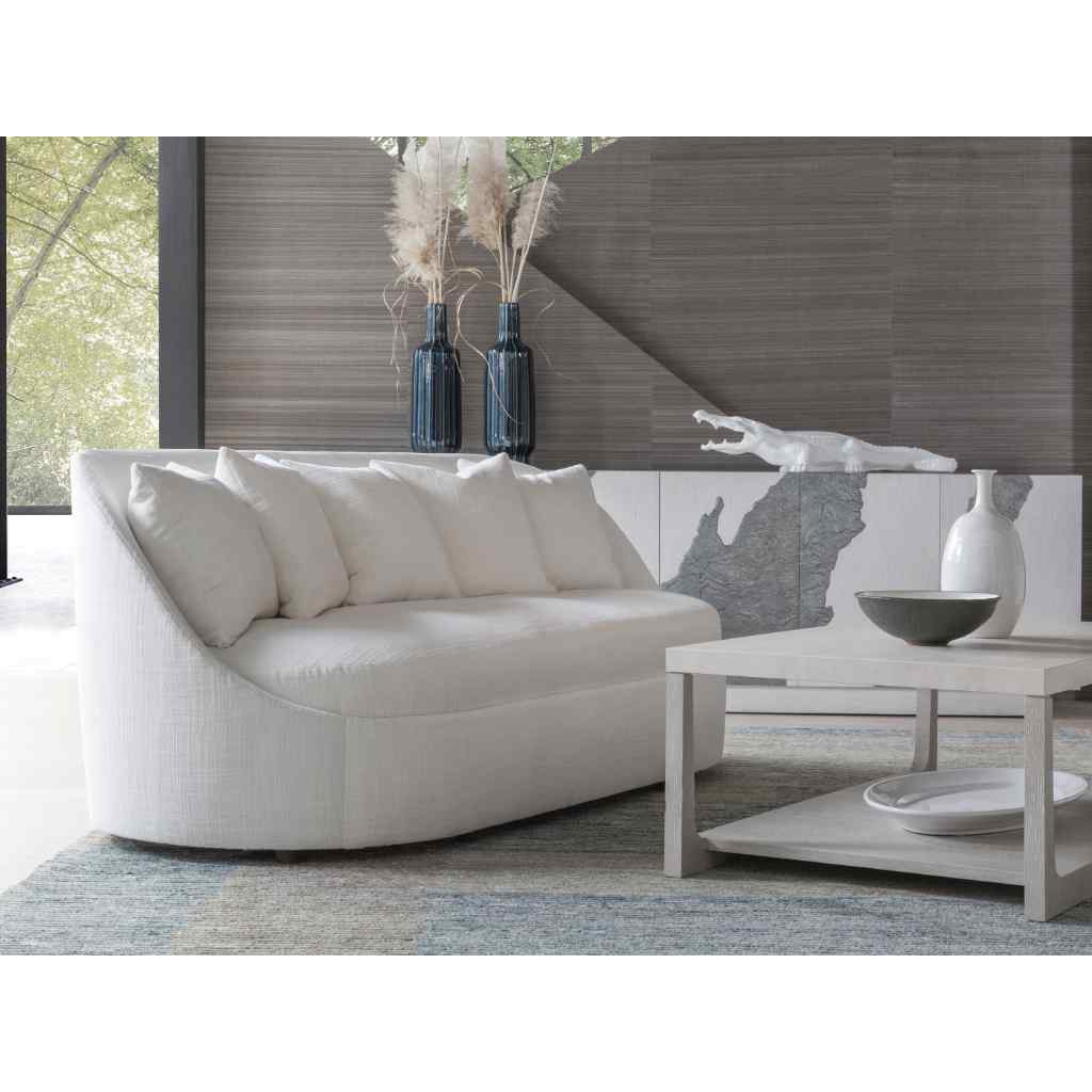 Genevieve Bench Seat Sofa - Artistica Upholstery White