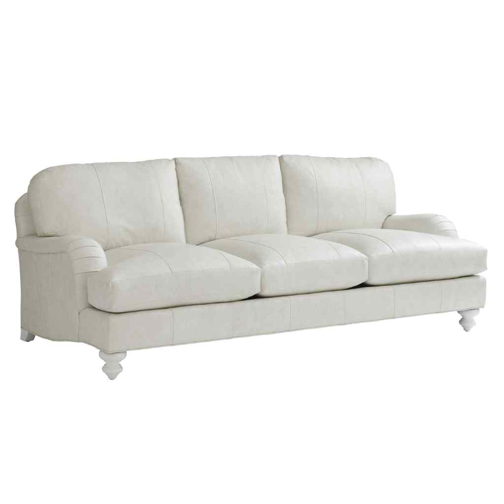 Gilmore Leather Arm Sofa Brown