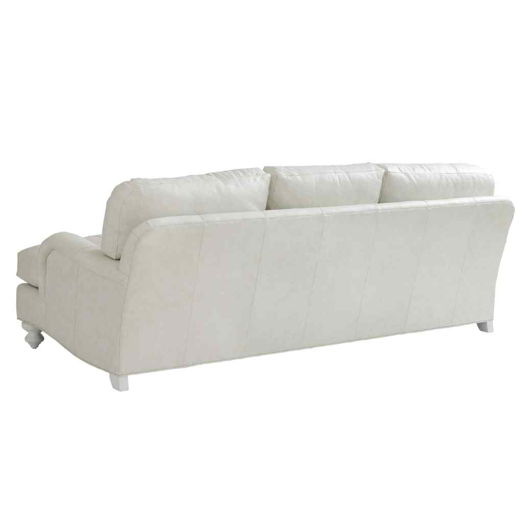 Gilmore Leather Arm Sofa Brown