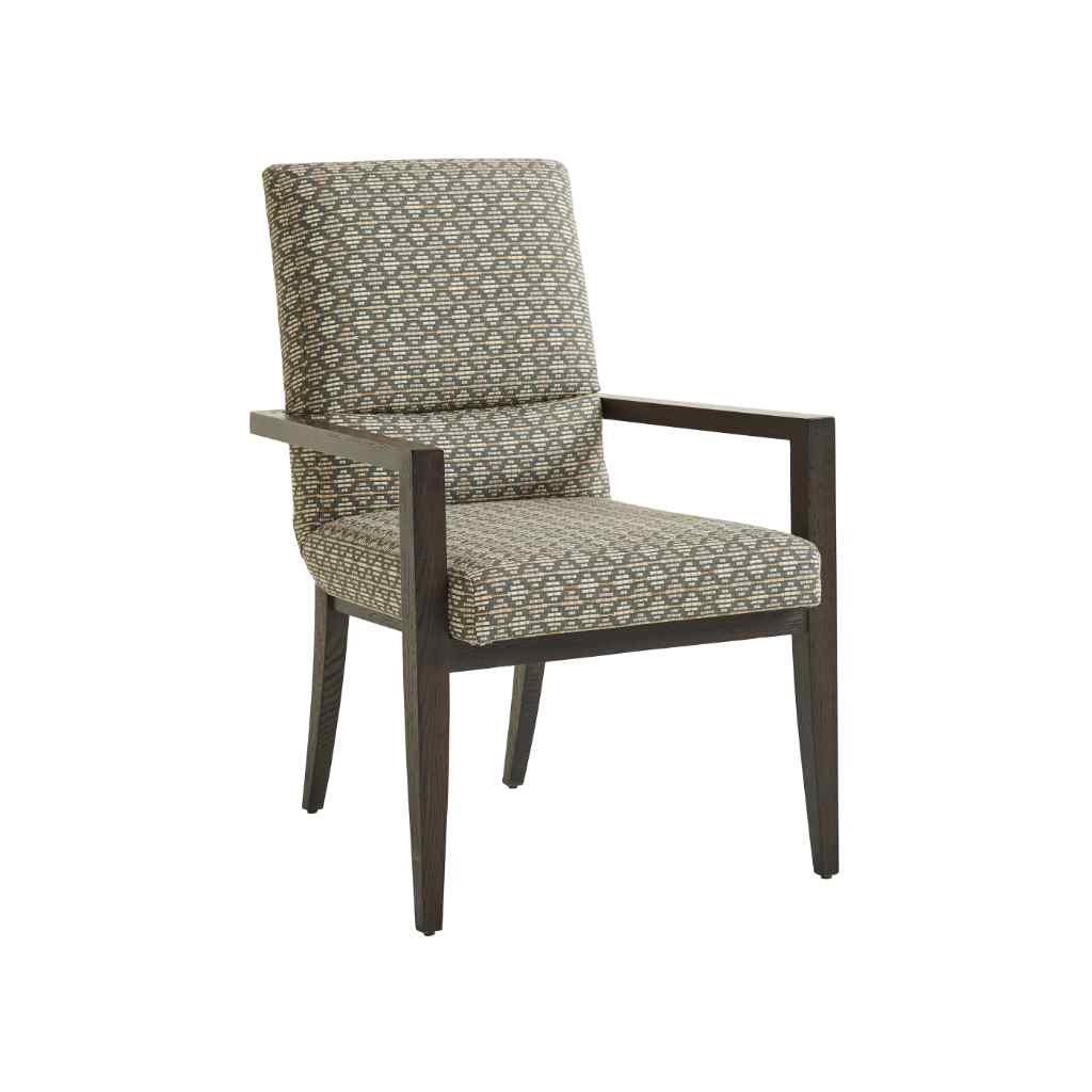 Glenwild Upholstered Arm Chair - Park City Brown with Pattern