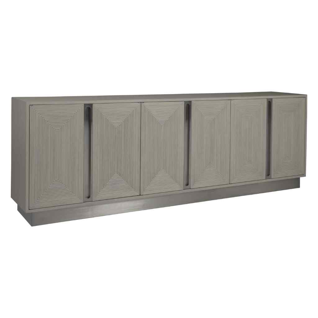 Gradient Long Media Console Brown