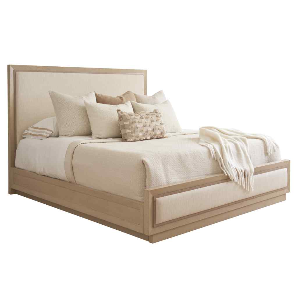 Grayson Upholstered Bed - Sunset Key Queen / Sand Drift