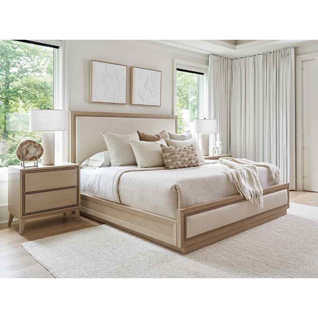 Grayson Upholstered Bed - Sunset Key King / Sand Drift