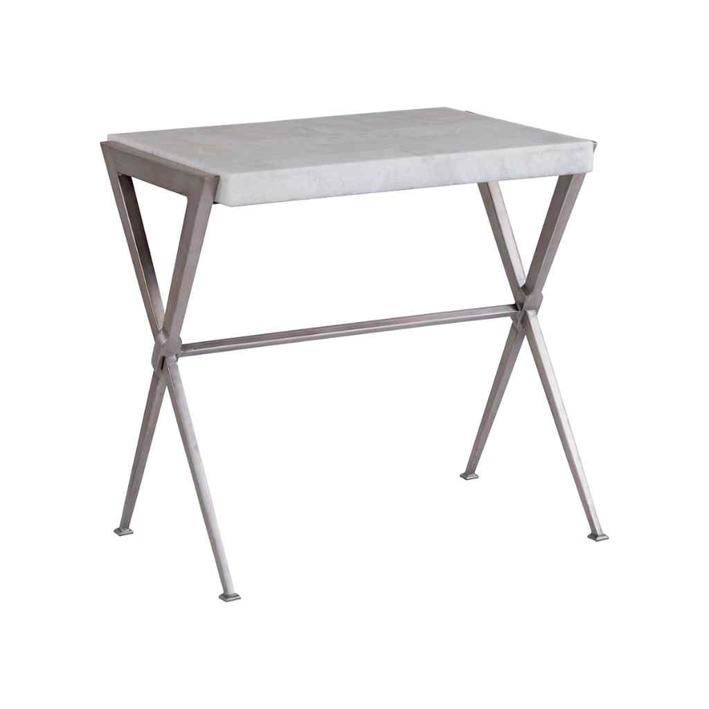 Greta Rectangular End Table Brown