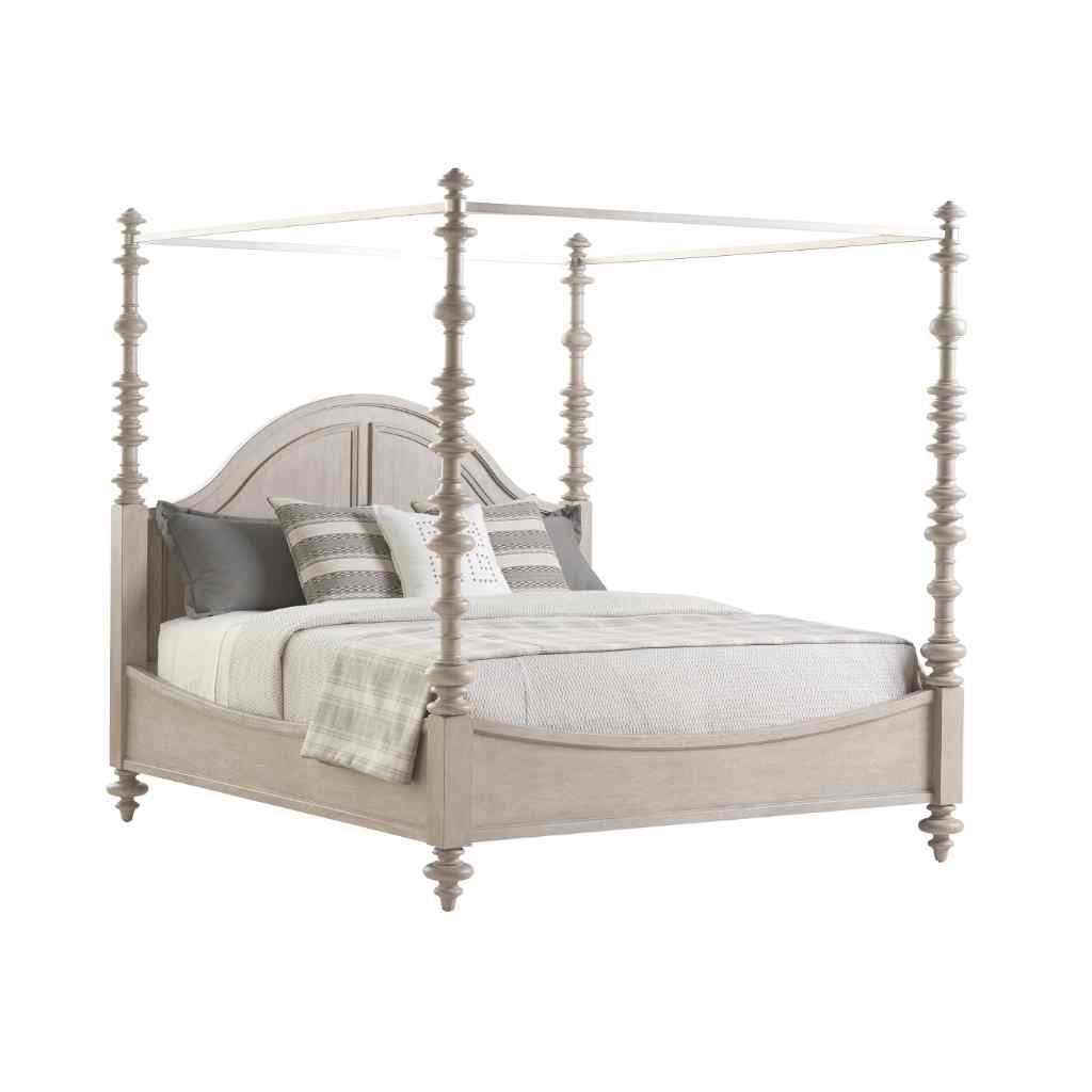 Heathercliff Poster Bed Queen / Sailcloth